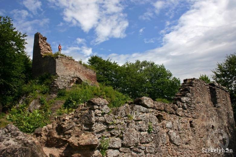 Balvanyos Castle Panorama ruins